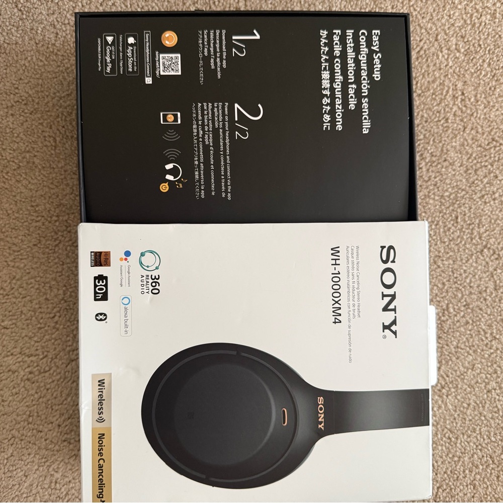 Sony WH-1000XM4 Headphones in Black